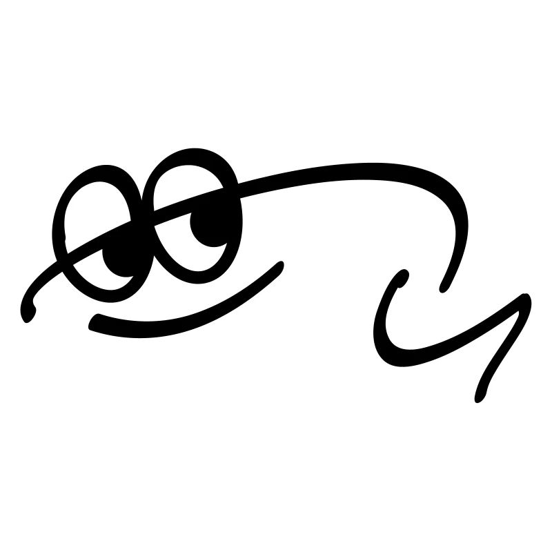abstrakter Frosch
