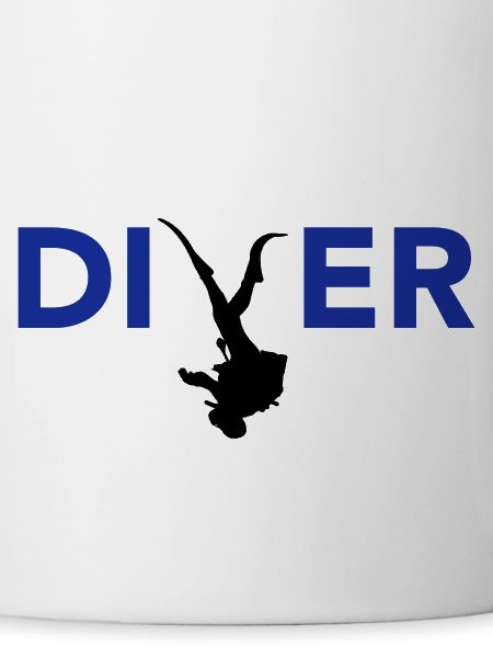 DIVER blue water