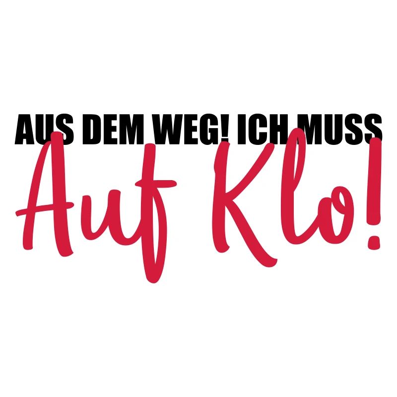 aus dem weg auf klo