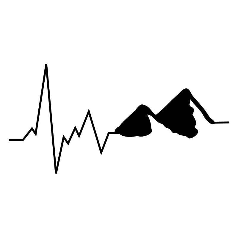 pulsation du cœur montagne
