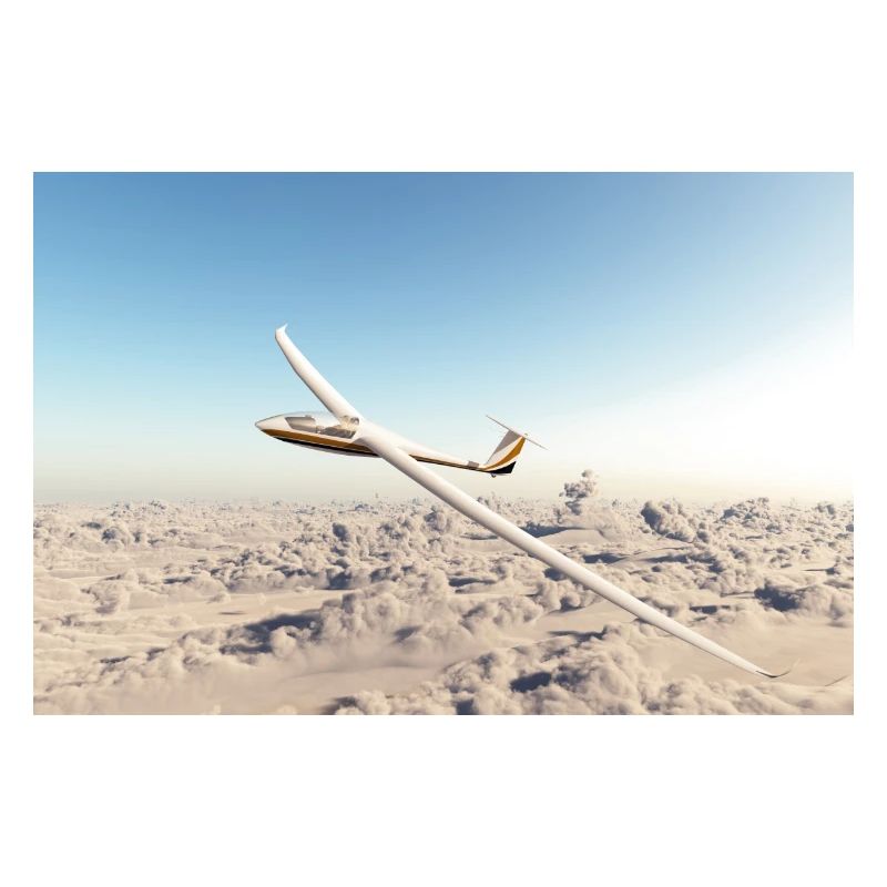 Glider above the clouds