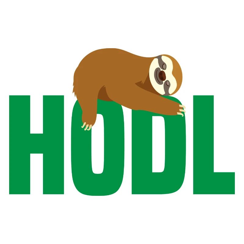 Fautier avec Bitcoin, Hodl