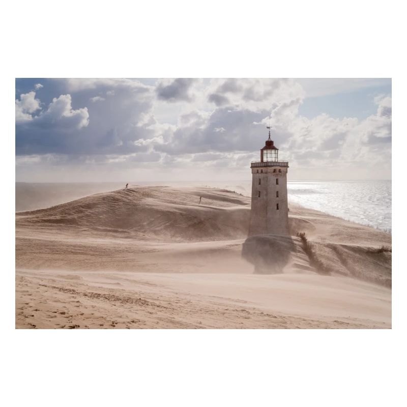 Tempête de sable au phare