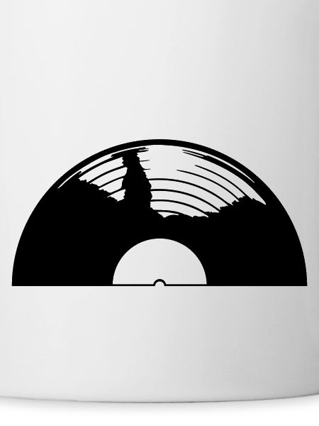 Disque rétro demi-vinyle