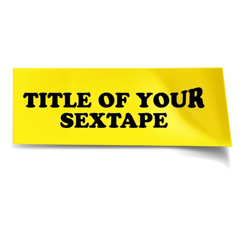 Titre de votre design post-it de sextape