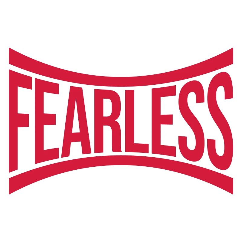 fearless Text Zitat Design