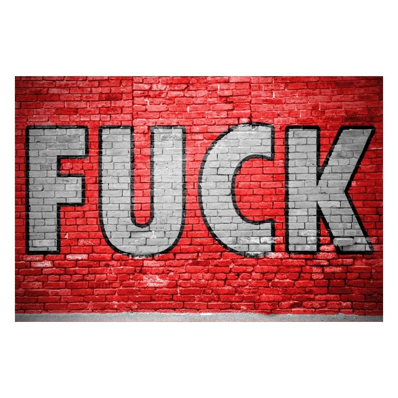 Fuck Brick Wall Graffiti