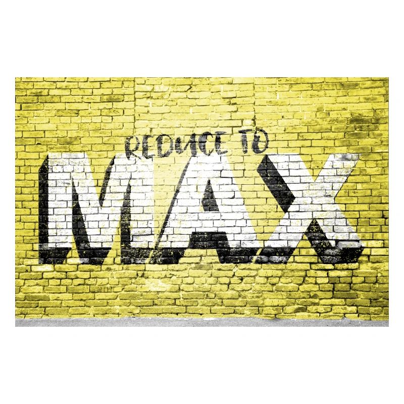 Reduce to Max Motivation Quote Graffiti