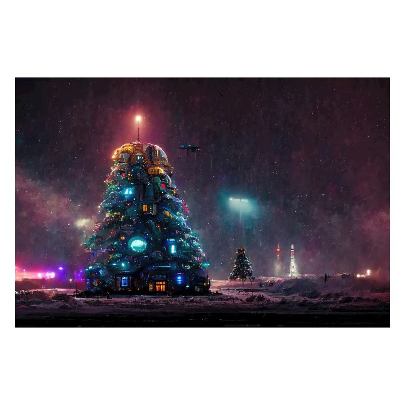 Futuristic Christmas Tree