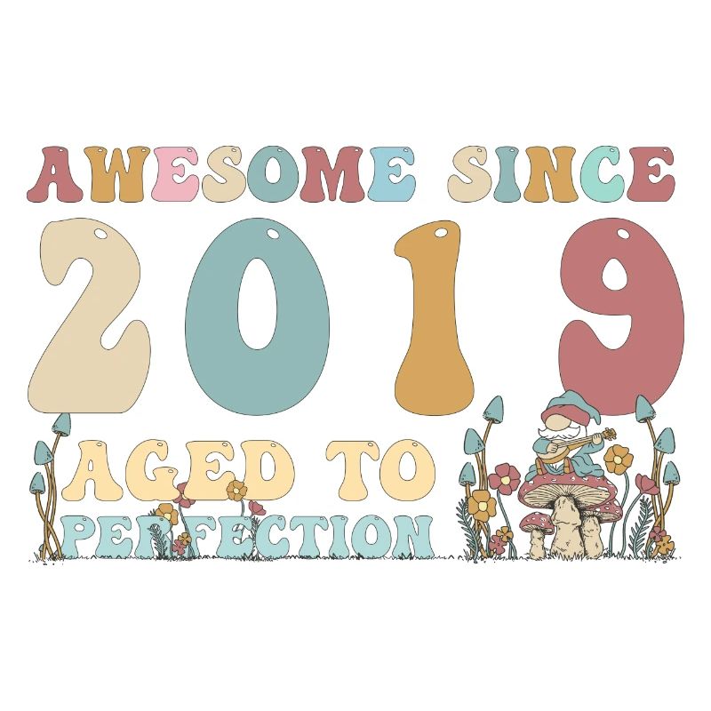 Awesome since 2019 - 4th Birthday - 2023 Groovy
