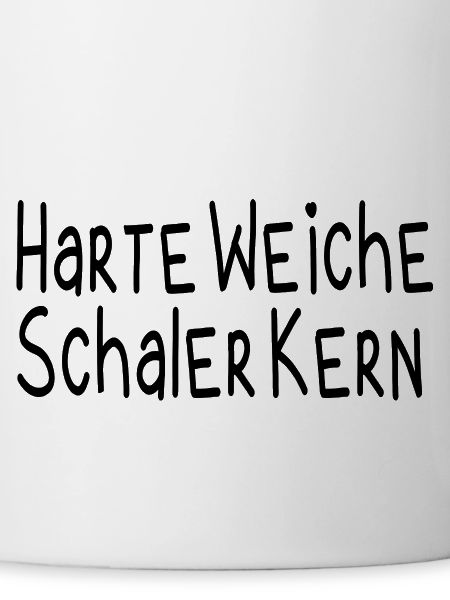 Harte Weiche Schaler Kern