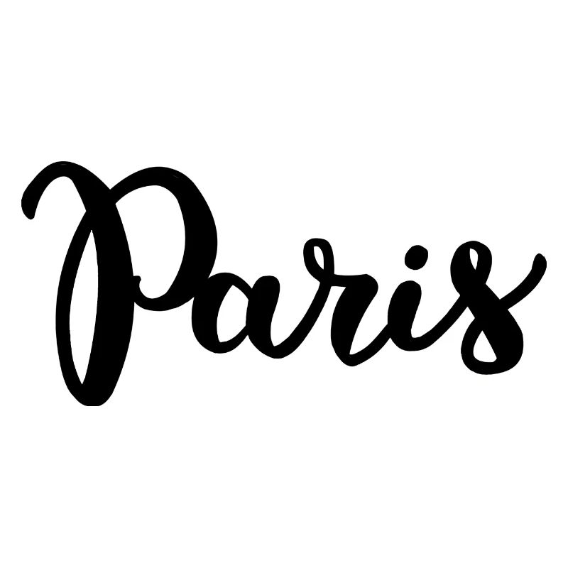 Paris lettrage