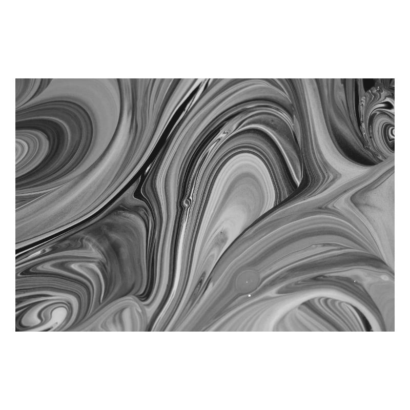 Gros plan du vortex de couleur noir et blanc