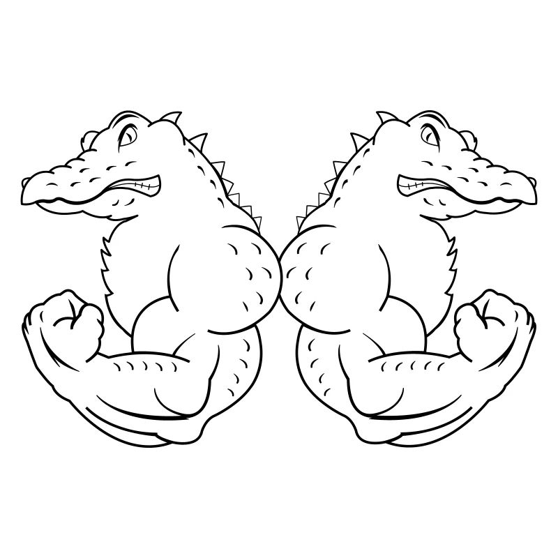 strong crocodiles