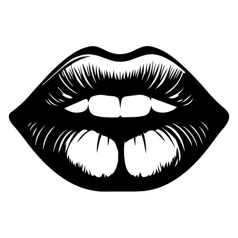 Lèvres, bouche, baisers lèvres