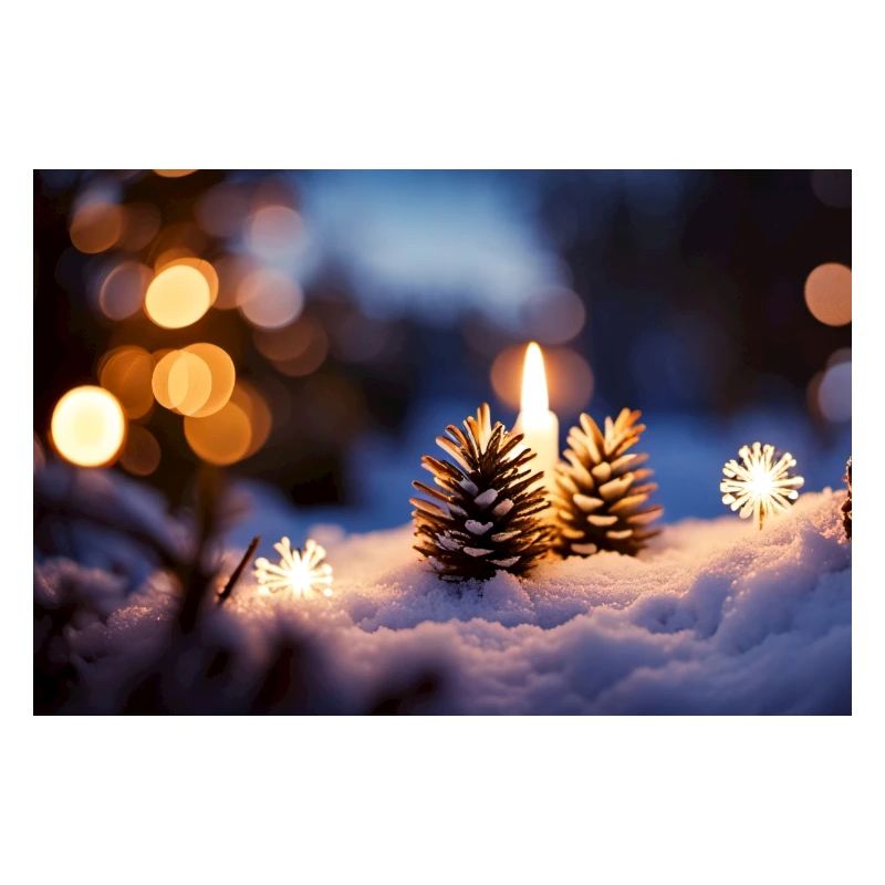 Weihnachtsstimmung im Wald