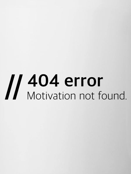 Motivation introuvable