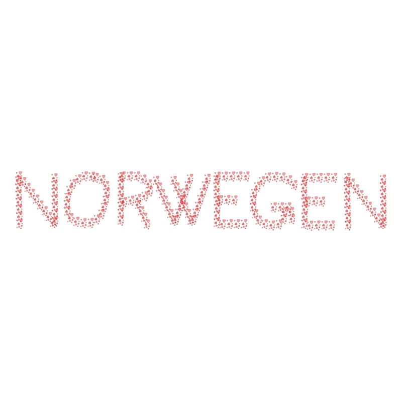 Norwegen in Herzschrift