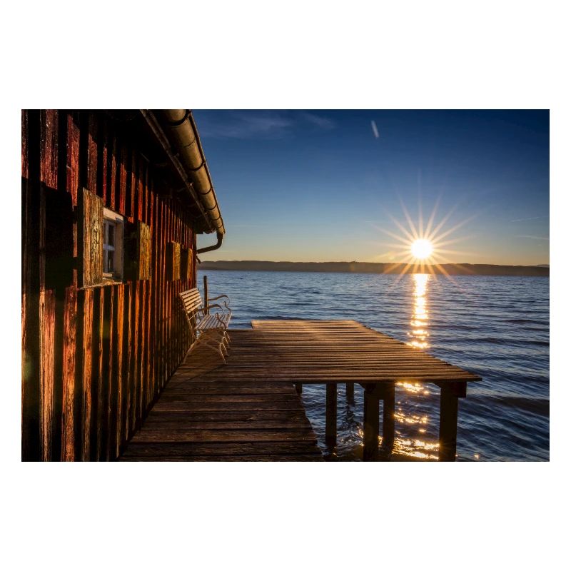 Lever du soleil au lac Ammersee