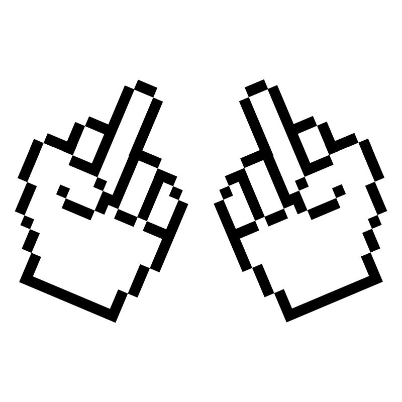 mittelfinger pixel