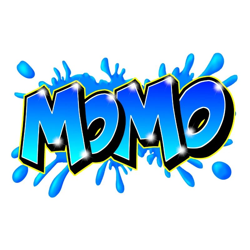 Graffiti Name MOMO printable on evrything