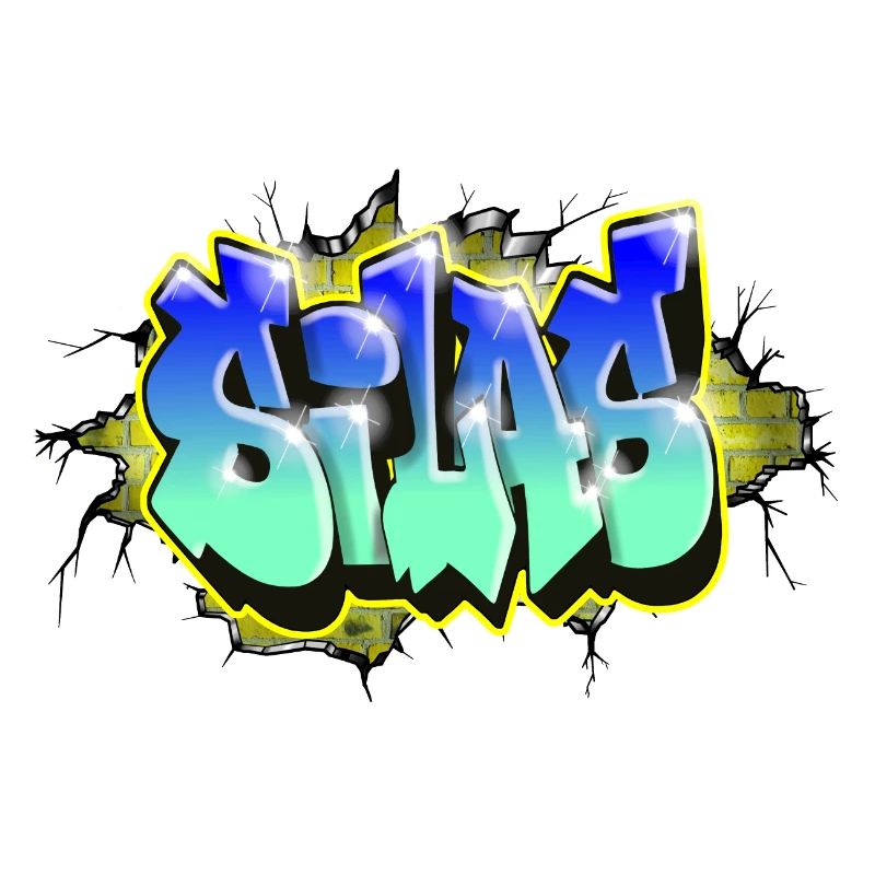 Graffiti SILAS scratch gift BIRTHDAY BIRTH