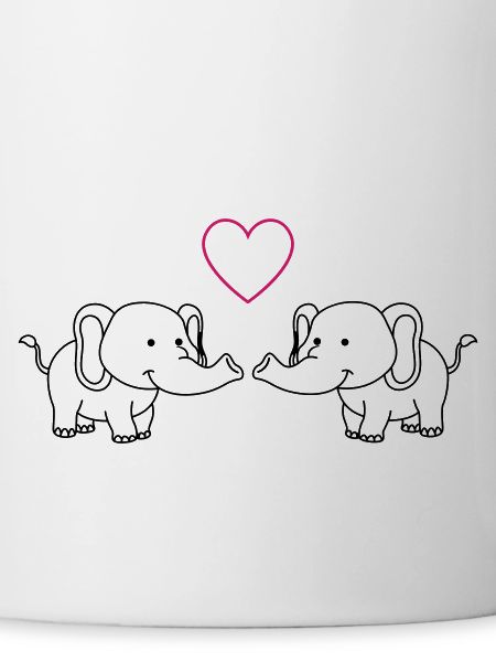 Elephants in love