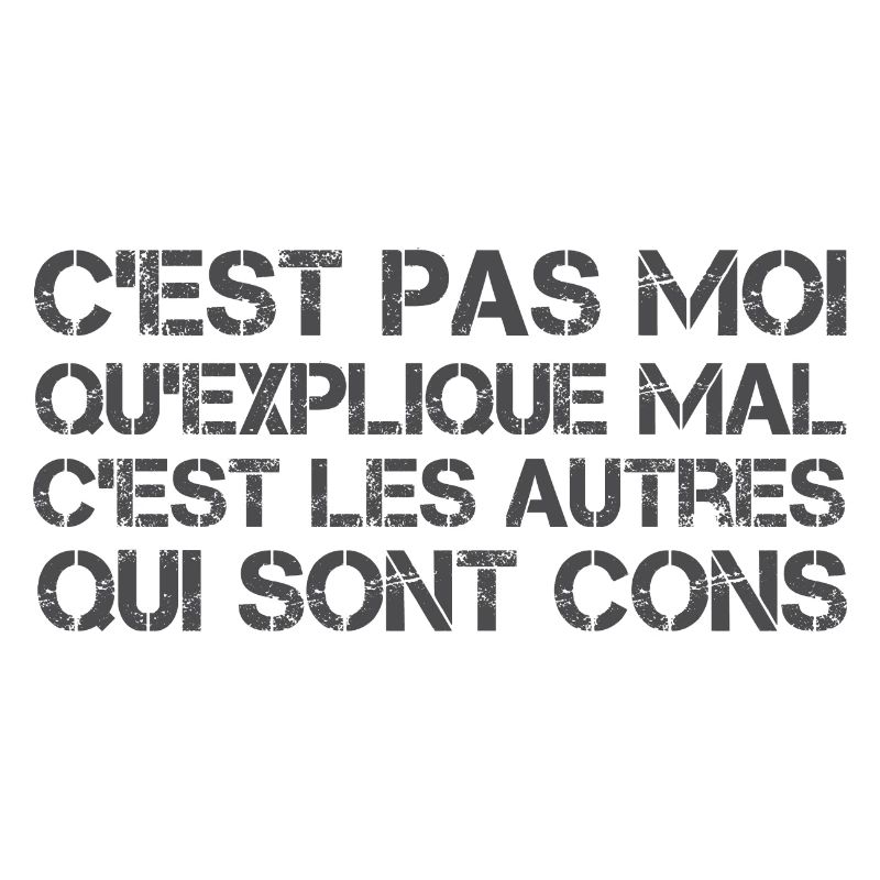 C'est pas moi qu'explique mal