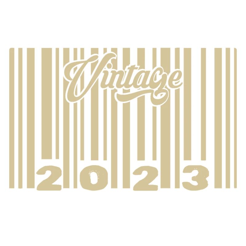 vintage 2023 Code barre 2023: Année 2025.