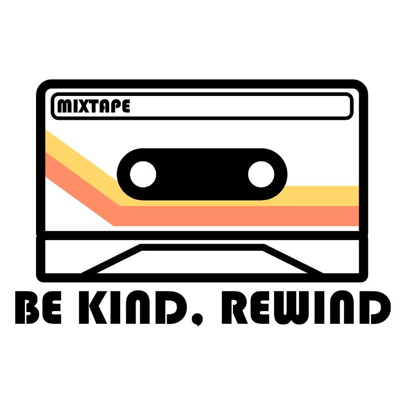 „Be Kind, Rewind“ – Tape Design 📼