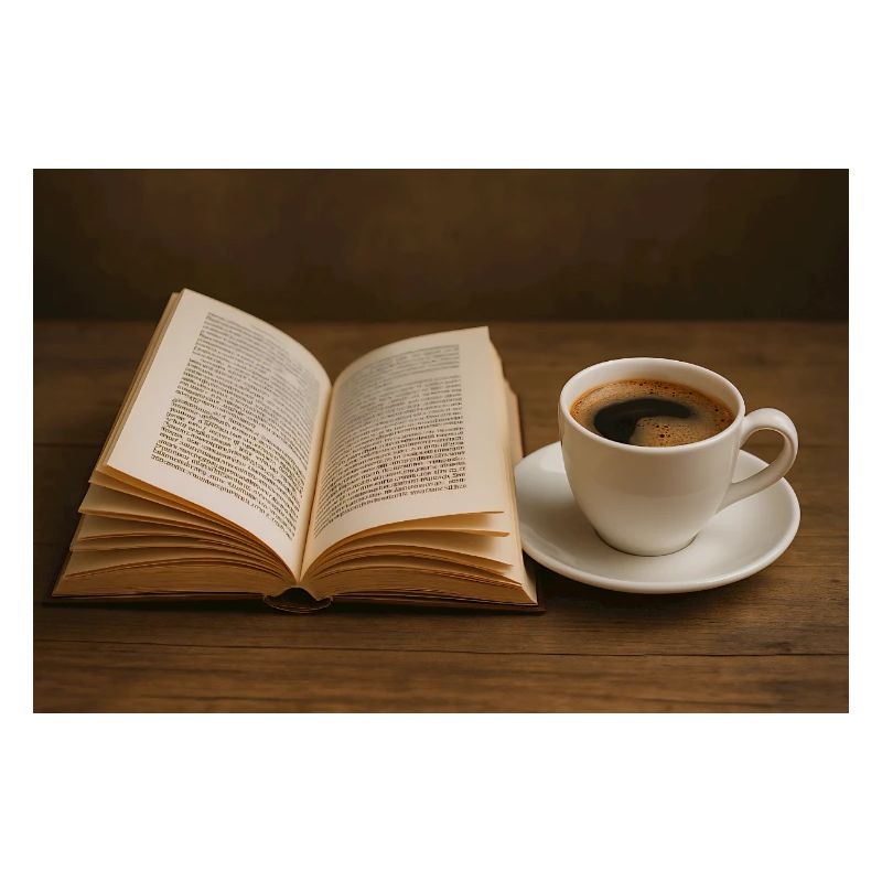 Livre et café