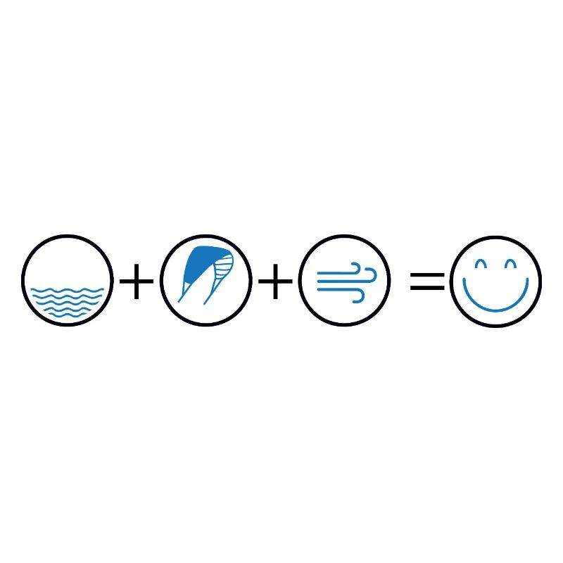 Icons Wasser Wind Kite