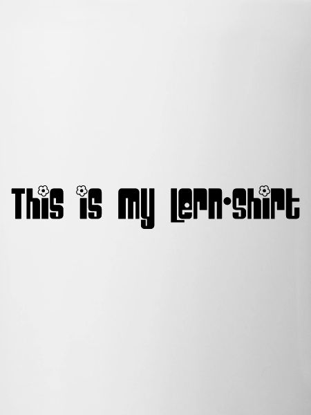 Learning shirt