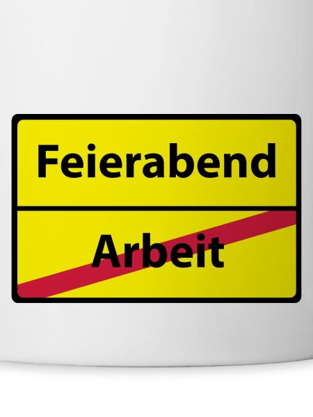 Arbeit Feierabend