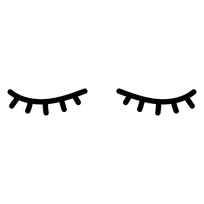 Closed eyes
