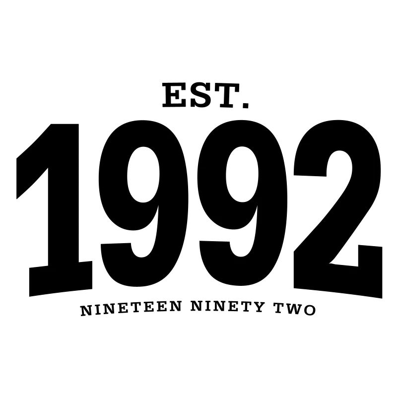EST. 1992 Nineteen Ninety Two