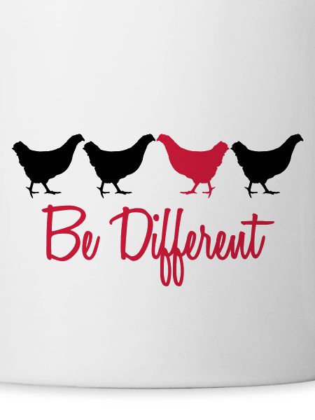 Be Different Hhs mit Text