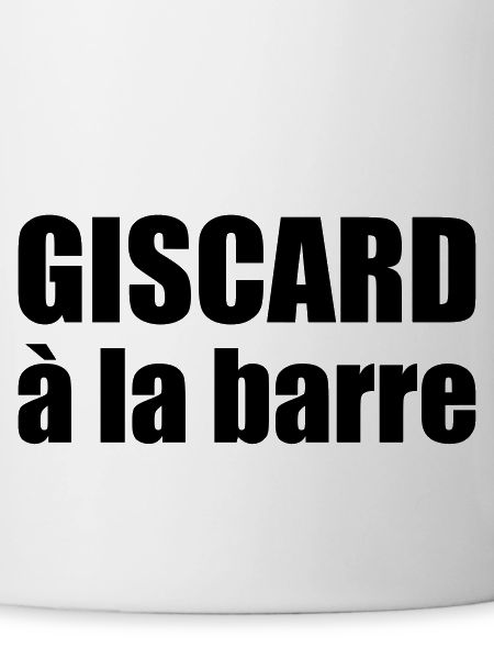 Giscard à la barre