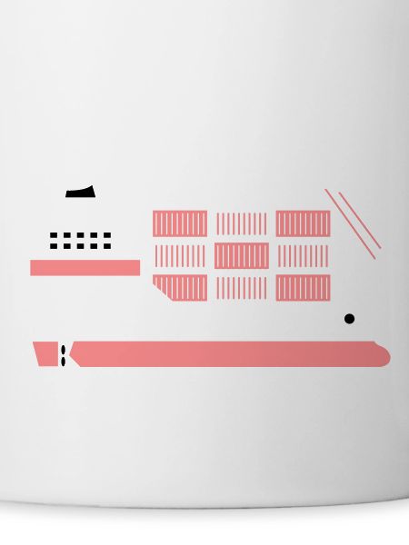 container ship pink