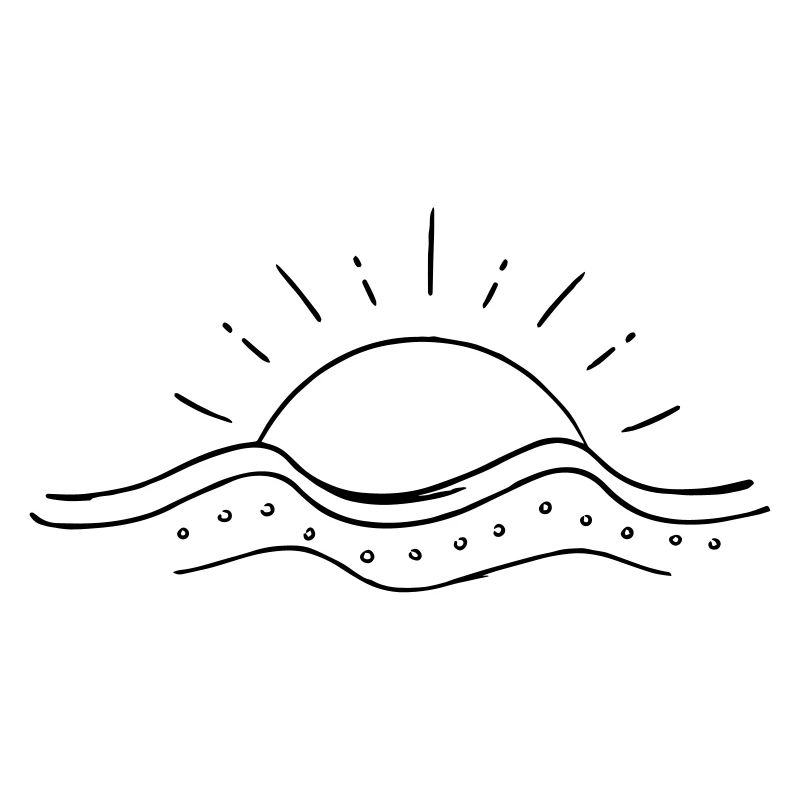 Wave and sun