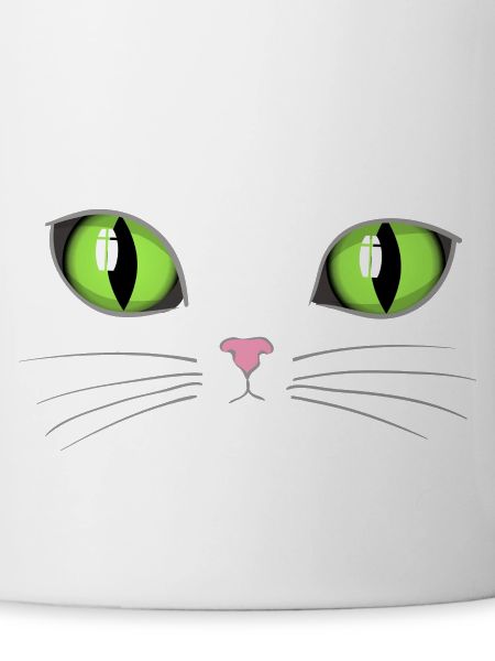 Yeux verts de chat