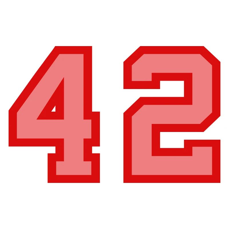 Cool Retro Retrostyle Jersey Number Back Number