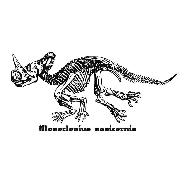 Dinosaurier Monoclonius, Design von Mondwinkel