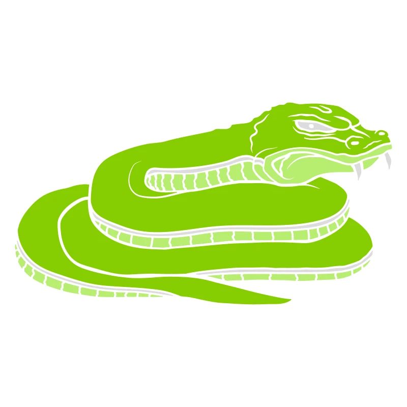 Design dangerous evil snake