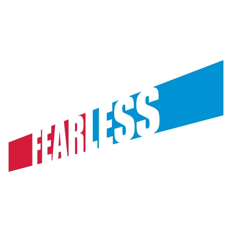 fearless Text Zitat Design