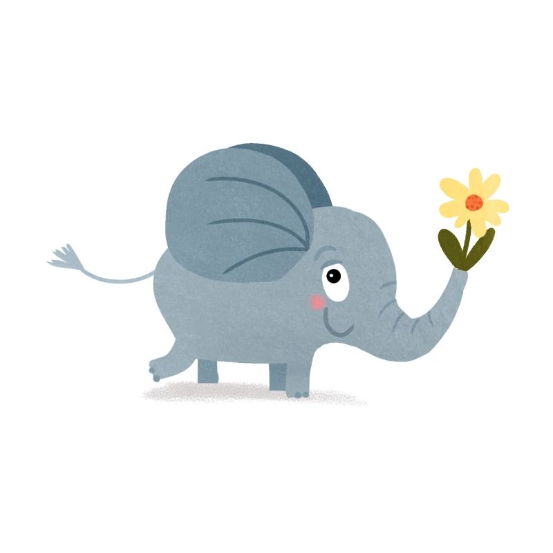 Éléphant mignon