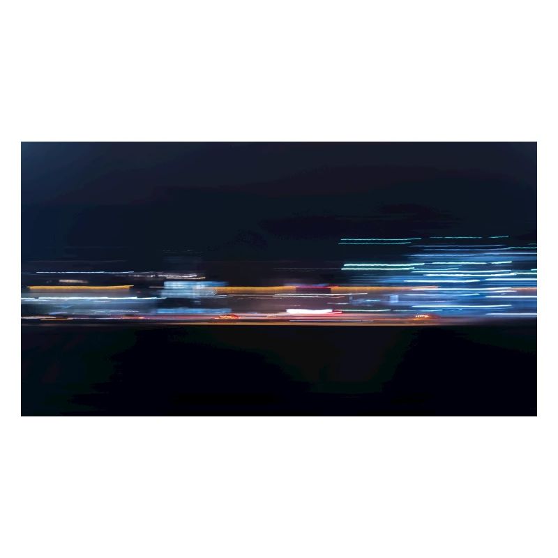 La nuit sur l’autoroute à Berlin