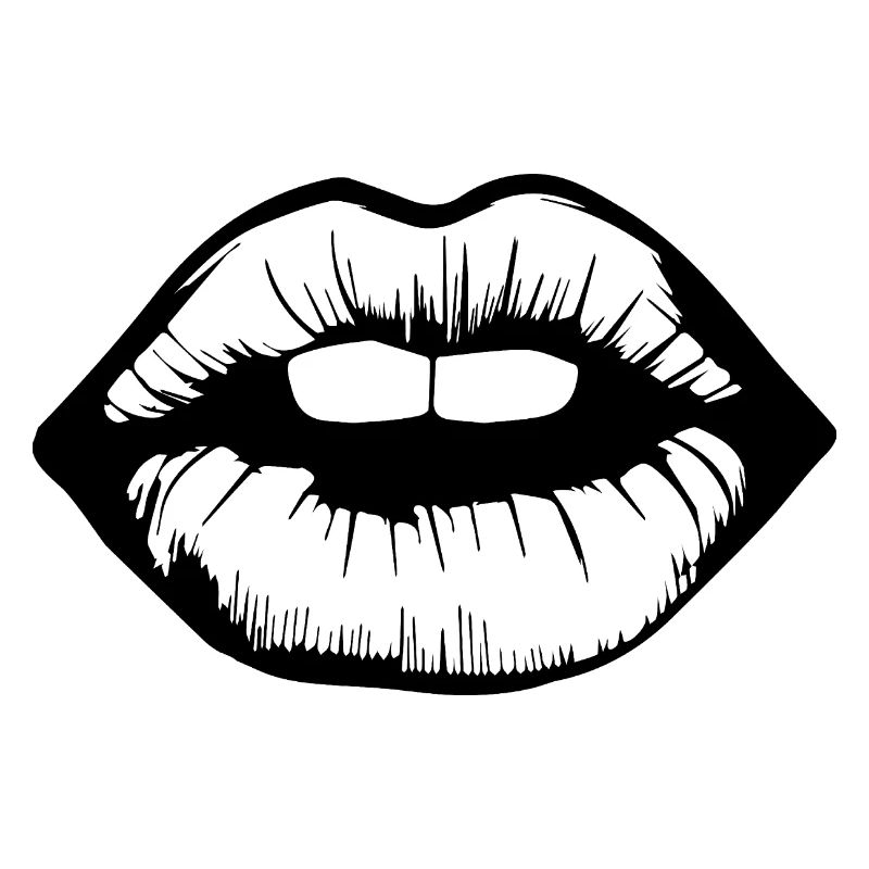 Lèvres, bouche, baisers lèvres