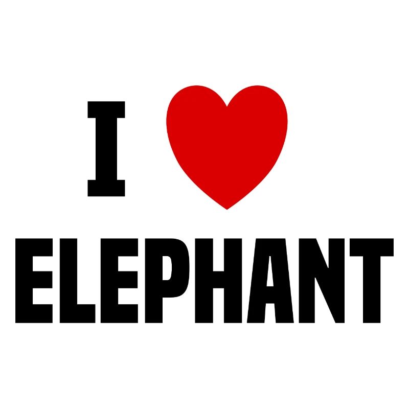 I love Éléphant
