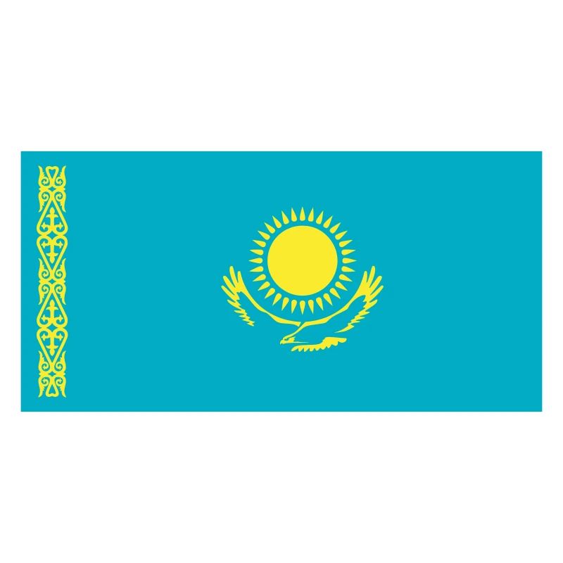 Kazakhstan Flag / Drapeau Kazakhstan